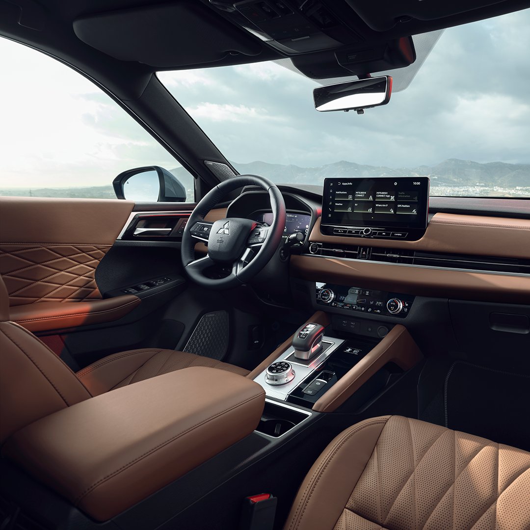 Nové Mitsubishi OUTLANDER PHEV - dizajn interiéru