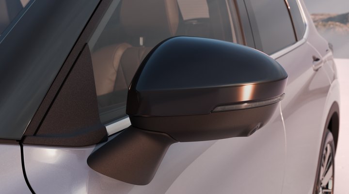 Nové Mitsubishi OUTLANDER PHEV - kryty zrkadiel