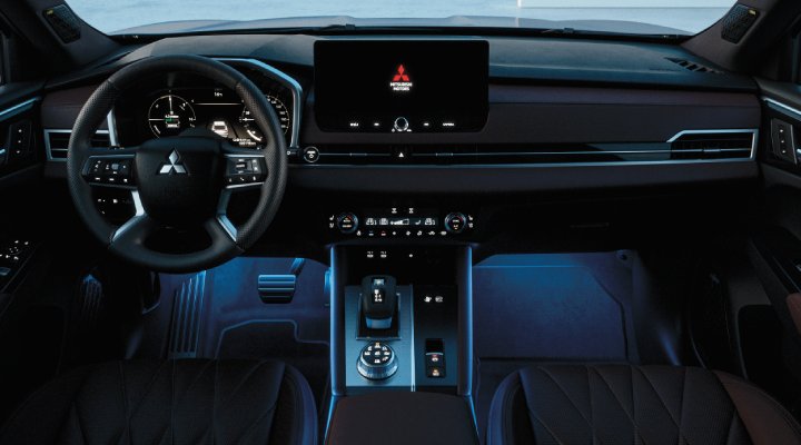 Nové Mitsubishi OUTLANDER PHEV - osvetlenie interiéru