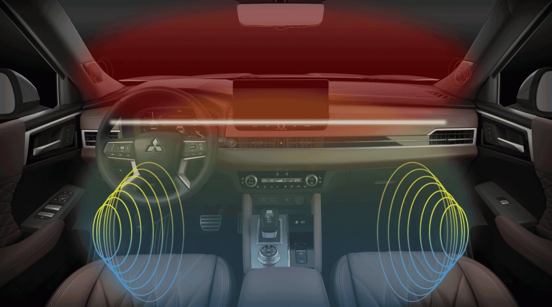 Nové Mitsubishi OUTLANDER PHEV - Yamaha Premium 2rozmerný zvuk